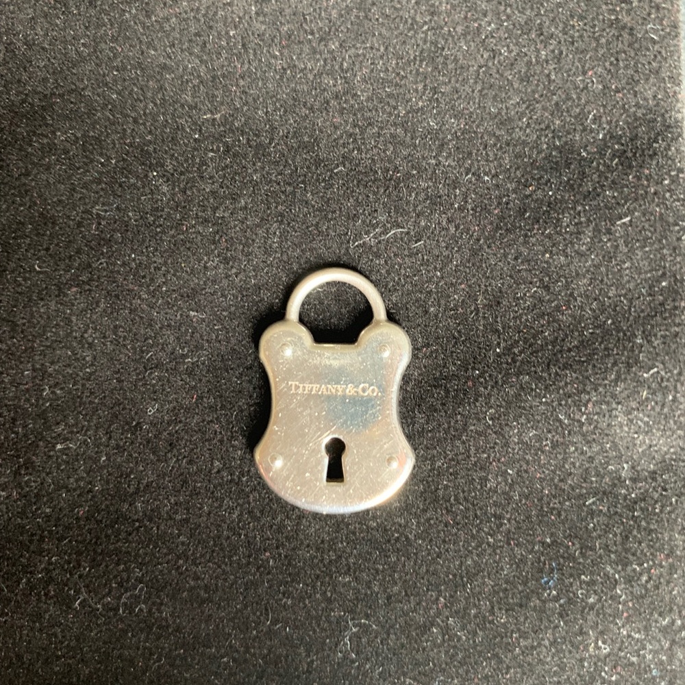 T&Co Lock Pendant, Sterling Silver